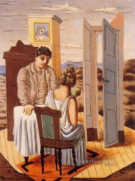 conversation 1927 Giorgio de Chirico Surrealism Oil Paintings